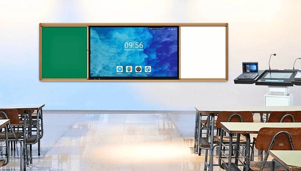 horizontal sliding whiteboards